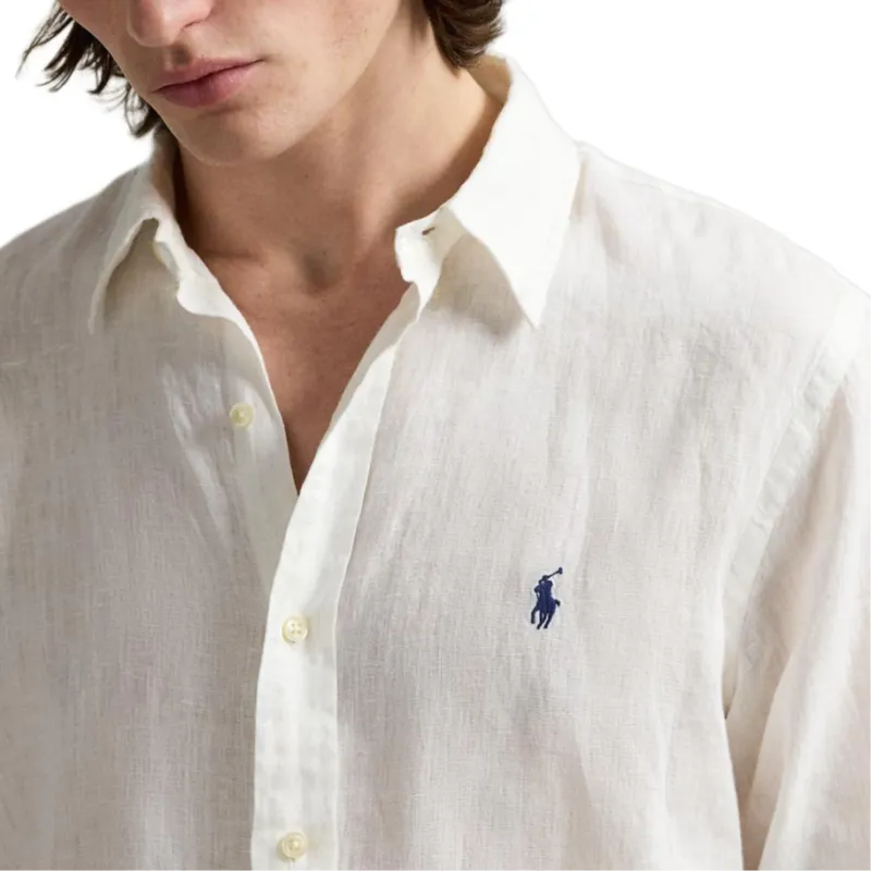 Polo Ralph Lauren Shirt Classic Version Men's White-3