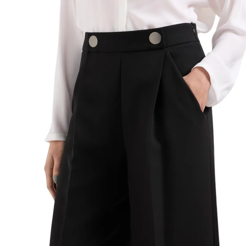 GIORGIO ARMANI Single pleat Silk Crêpe Cady Trousers-5