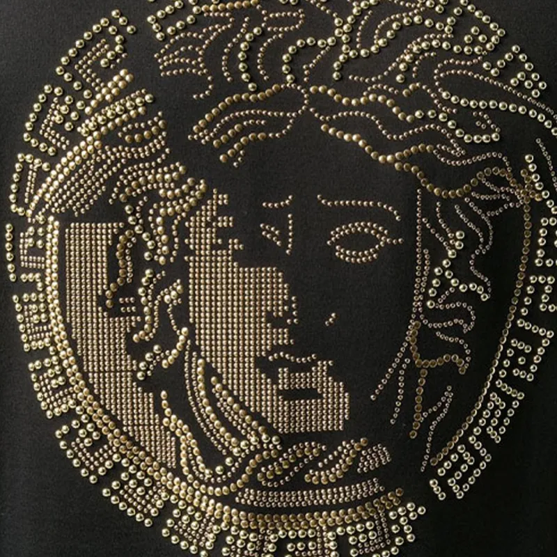 VERSACE T Shirts Men Black-4