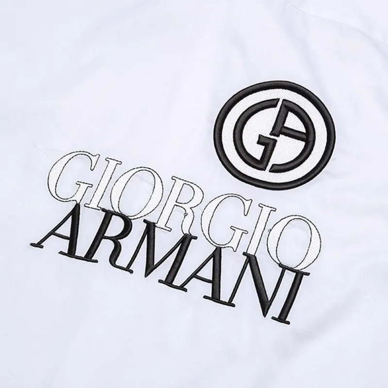 GIORGIO ARMANI Shirts Men White-3