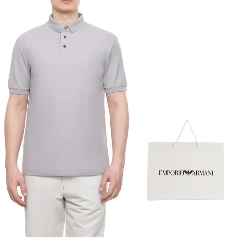 EMPORIO ARMANI Polo Shirt Men's Gray-5
