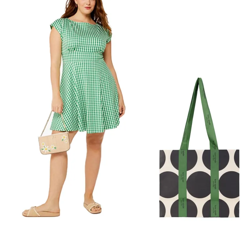 Kate Spade SS24 Short Sleeved Dresses Women's Fresh Green-5