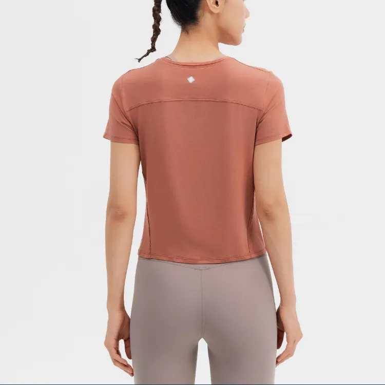 DECATHLON T Shirt Women's Brick Red-1