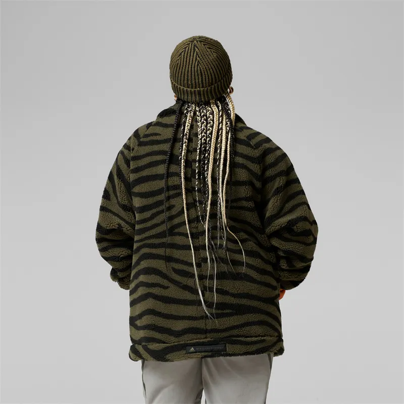 Adidas ASMC Velvet feel Coat Women's Yellow Green-2