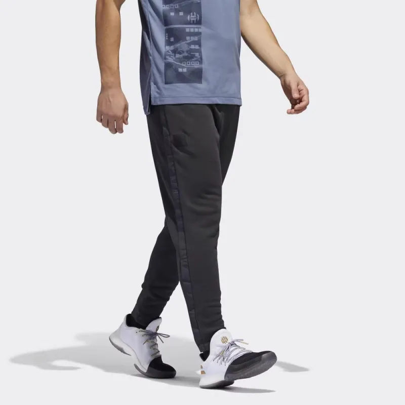 Adidas Harden Knitted Sports Pants Men's Black-2