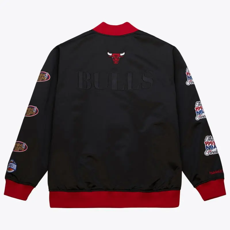Mitchell & Ness Jacket Unisex Black-1