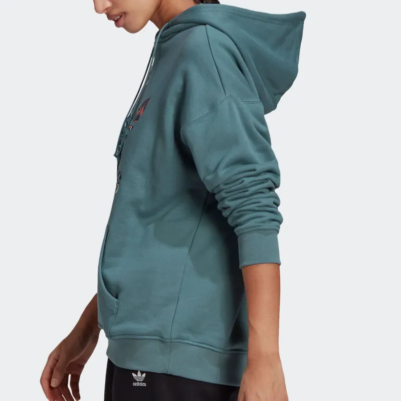 Adidas Originals Sweatshirt Women's Gray Green-4