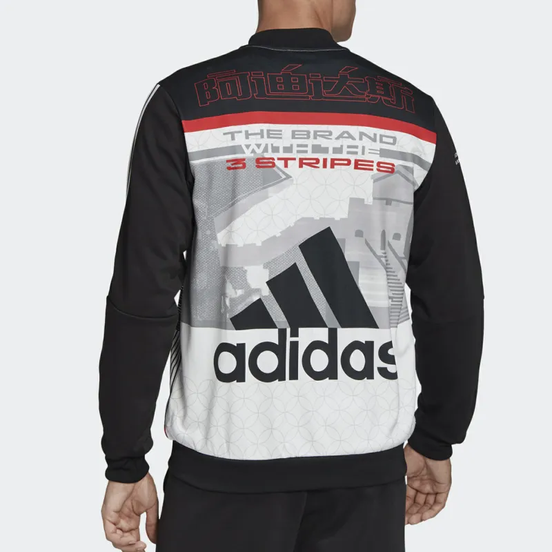 Adidas Jackets & Coats Men's Black And White Print-1