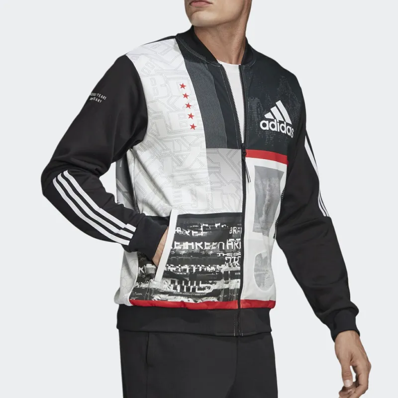 Adidas Jackets & Coats Men's Black And White Print-2