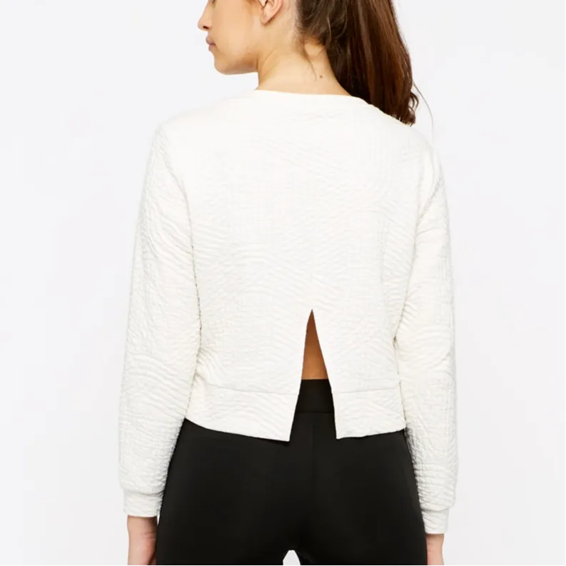 Adidas Climalite Sweatshirt Women's Chalk White-0