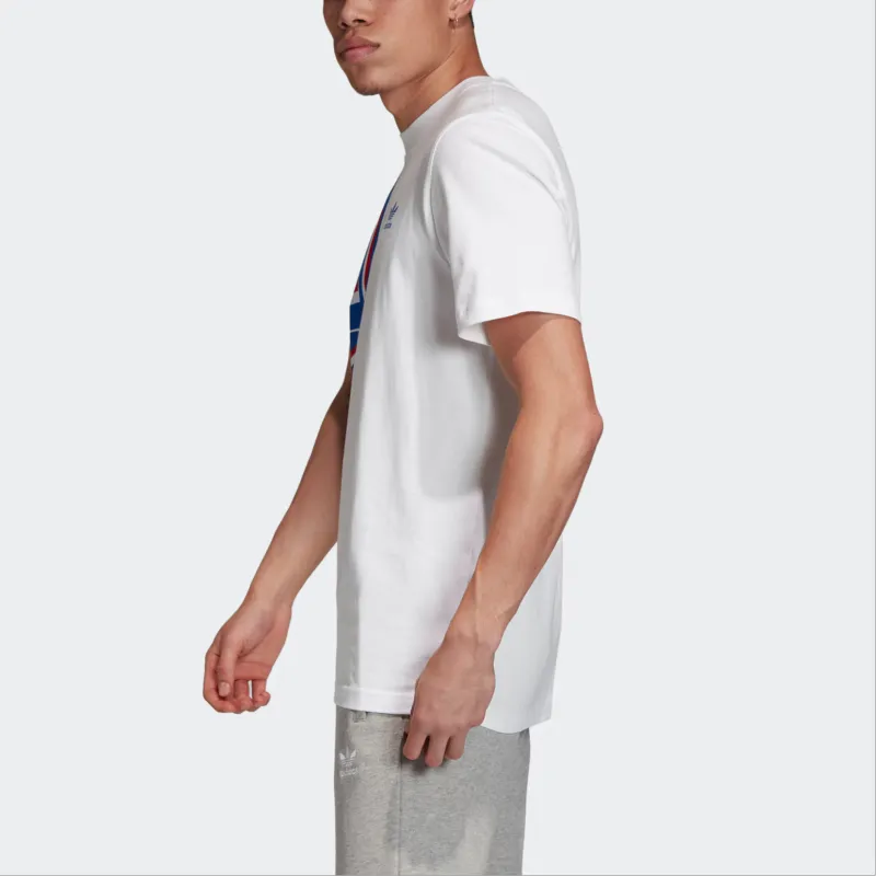 Adidas Originals T Shirt Men's White Blue-5