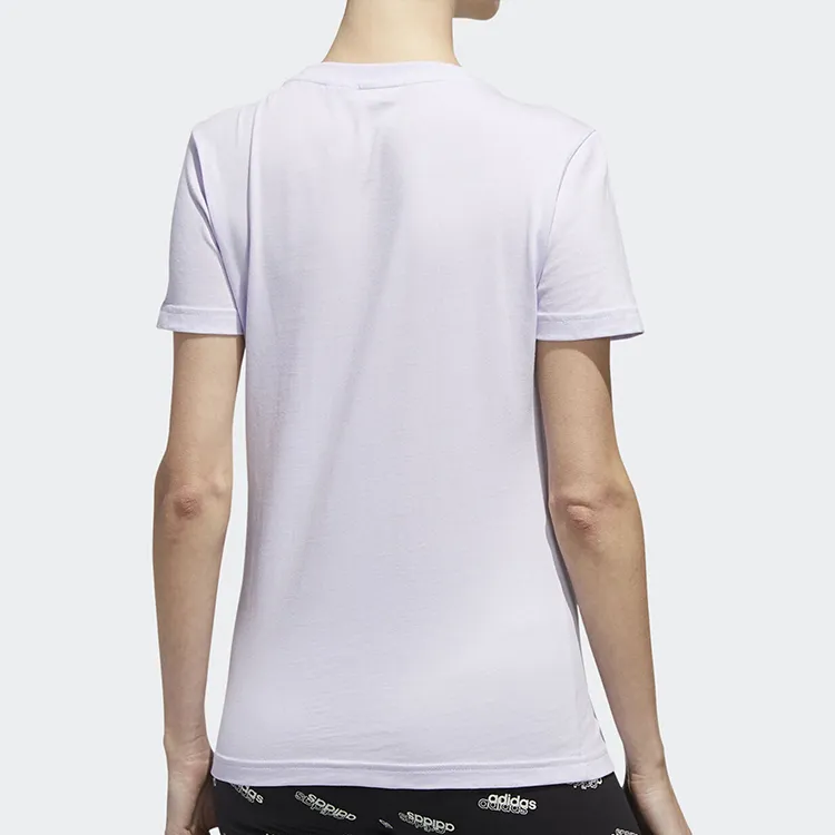 Adidas T Shirt Women's Purple/Silver Metal-3