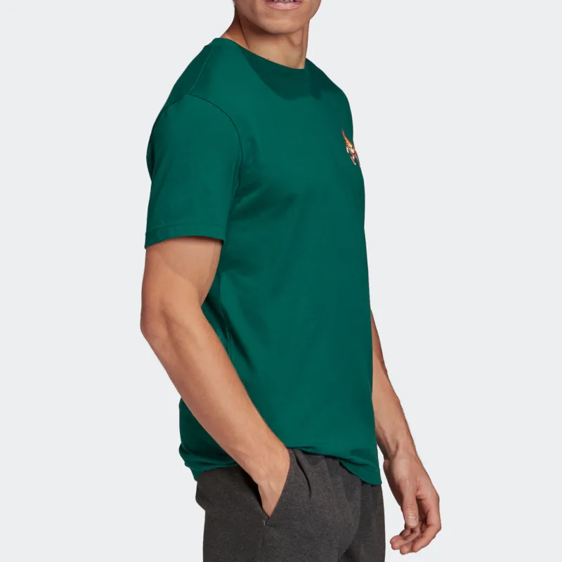 Adidas T Shirts Men Green-3