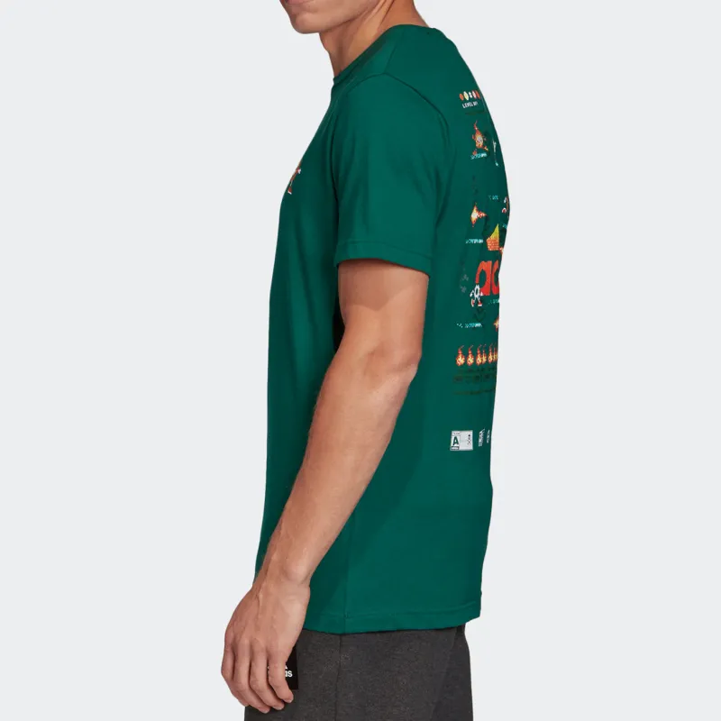 Adidas T Shirts Men Green-4