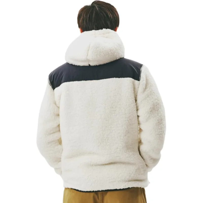 CHUMS Velvet feel Coat Unisex White-2