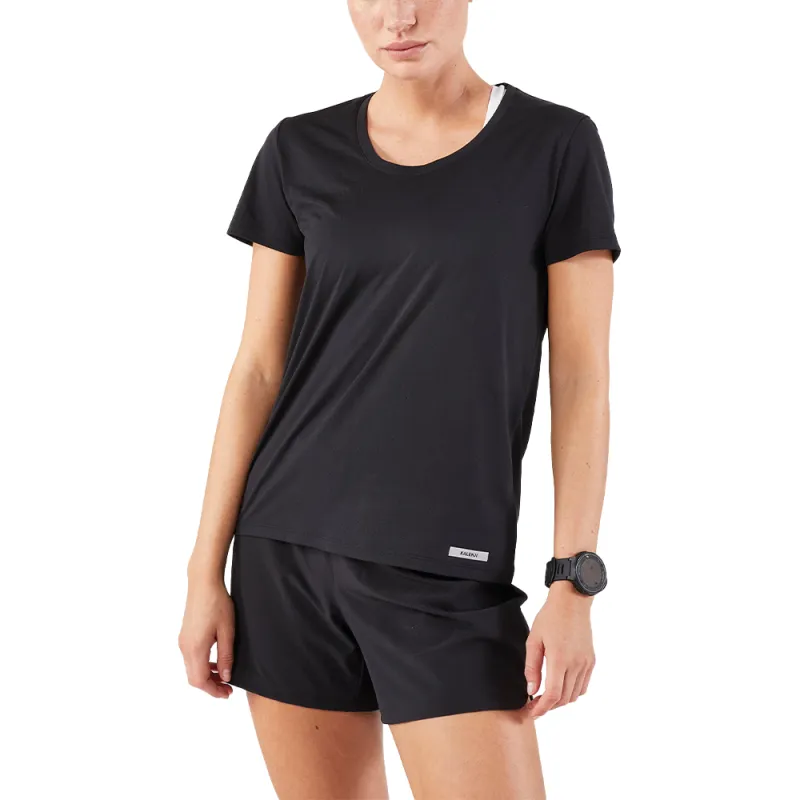 DECATHLON Kalenji100 Collection T Shirt Women's Smoky Black-2