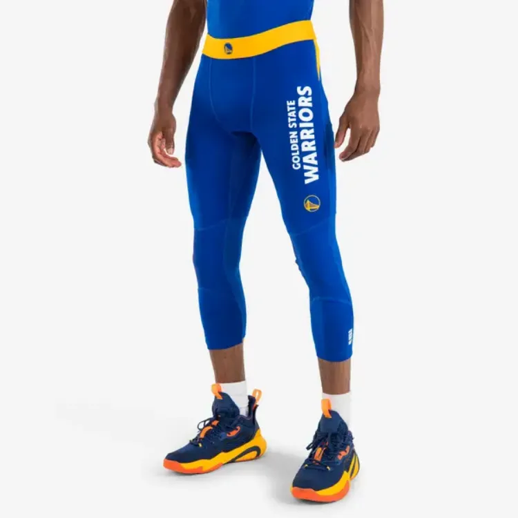 DECATHLON x NBA 500 Collection Golden State Warriors Basketball Shorts Men's Dark Indigo-3