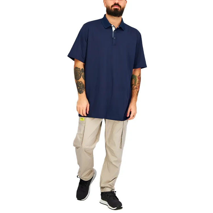 Adidas SportswearEssential Adipure Polo Shirt Men's Marine Blue-2