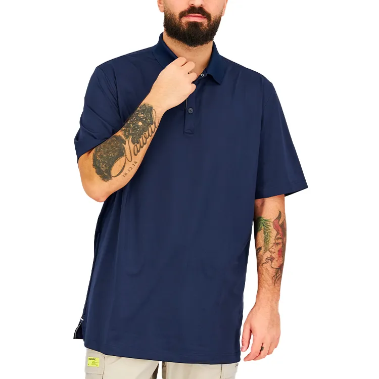 Adidas SportswearEssential Adipure Polo Shirt Men's Marine Blue-3