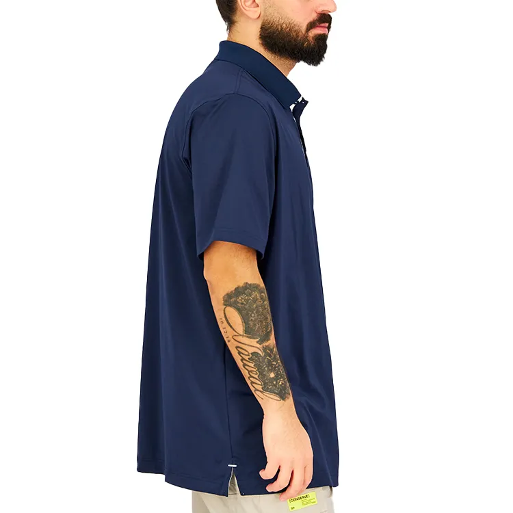 Adidas SportswearEssential Adipure Polo Shirt Men's Marine Blue-4