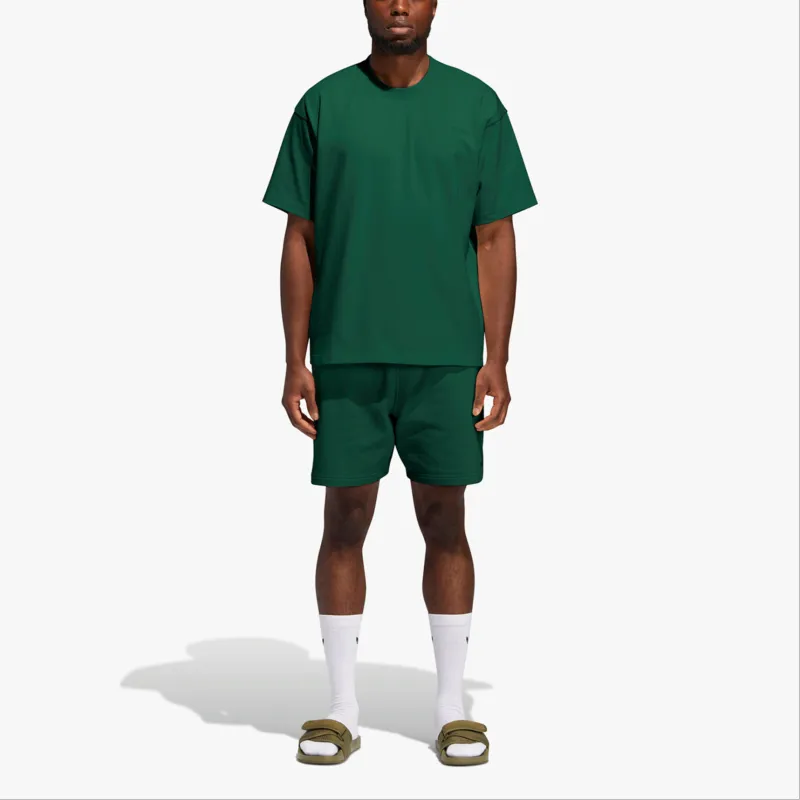 Adidas Originals PW BASICS SHORT Casual Shorts Men's Dark Green-2