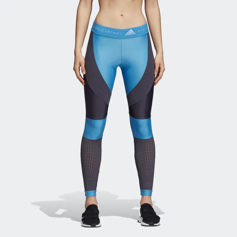 Adidas x Stella McCartney Climalite Athletic Trousers Women's Blue/Cyan Gray-2