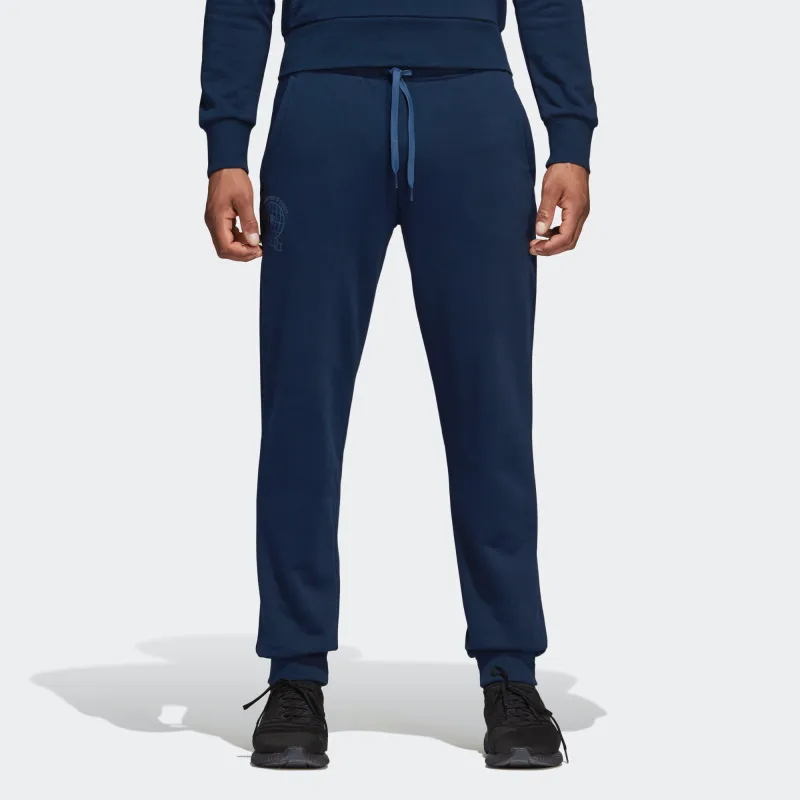 Adidas MUFC Athletic Trousers Men's College Navy-2