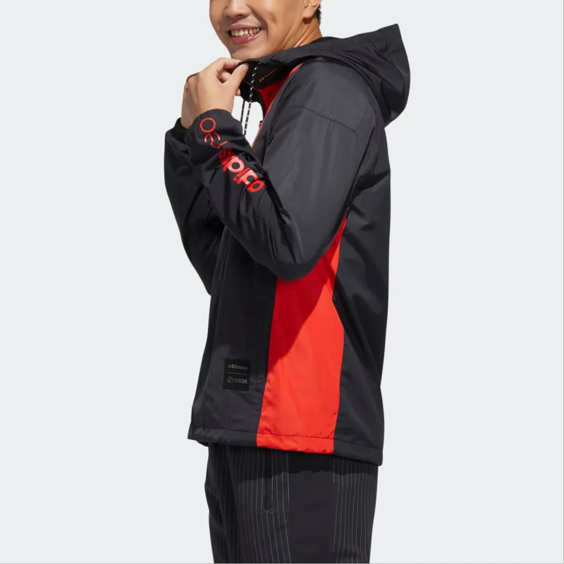 Adidas Neo x WANGZHERONGYAO LIANMINGKUAN Jackets Coats Men's Black-5