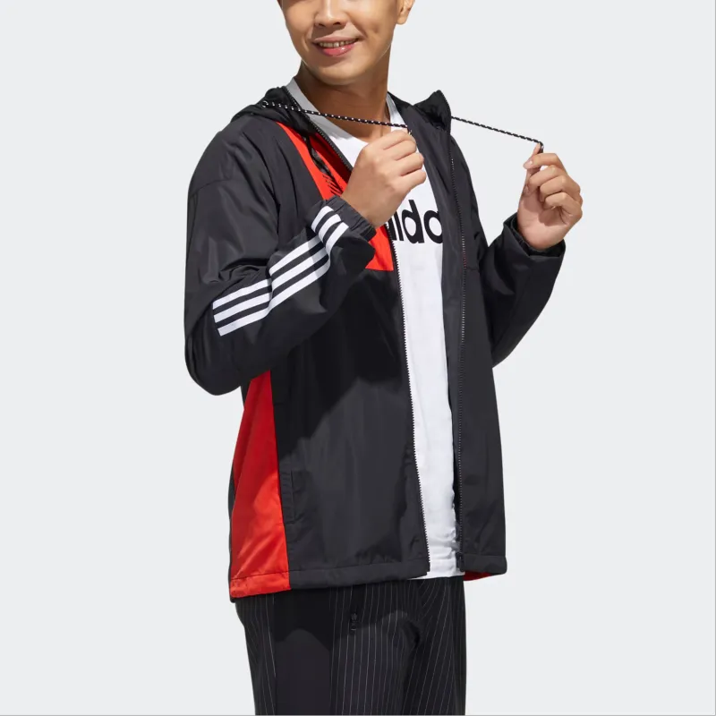 Adidas Neo x WANGZHERONGYAO LIANMINGKUAN Jackets Coats Men's Black-4