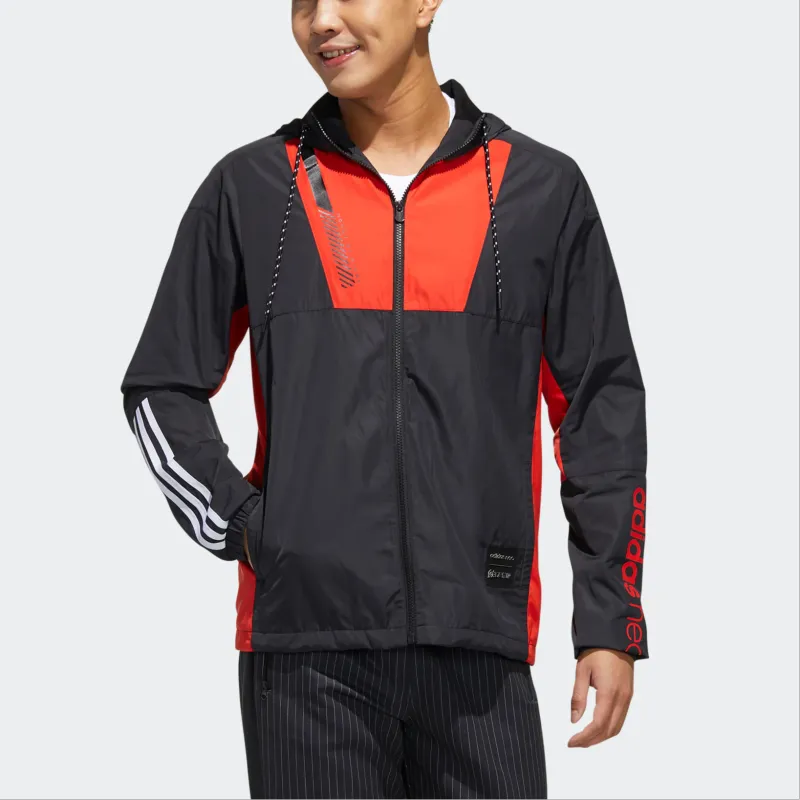 Adidas Neo x WANGZHERONGYAO LIANMINGKUAN Jackets Coats Men's Black-2