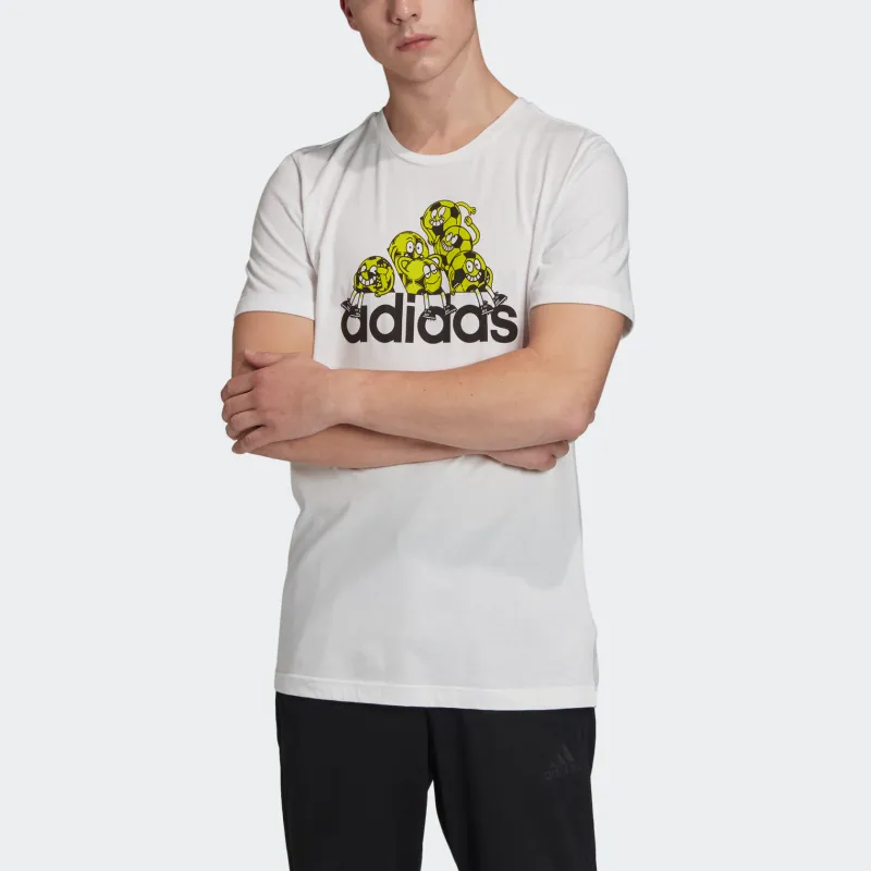 Adidas PerformanceSport T-Shirt Men's White-2