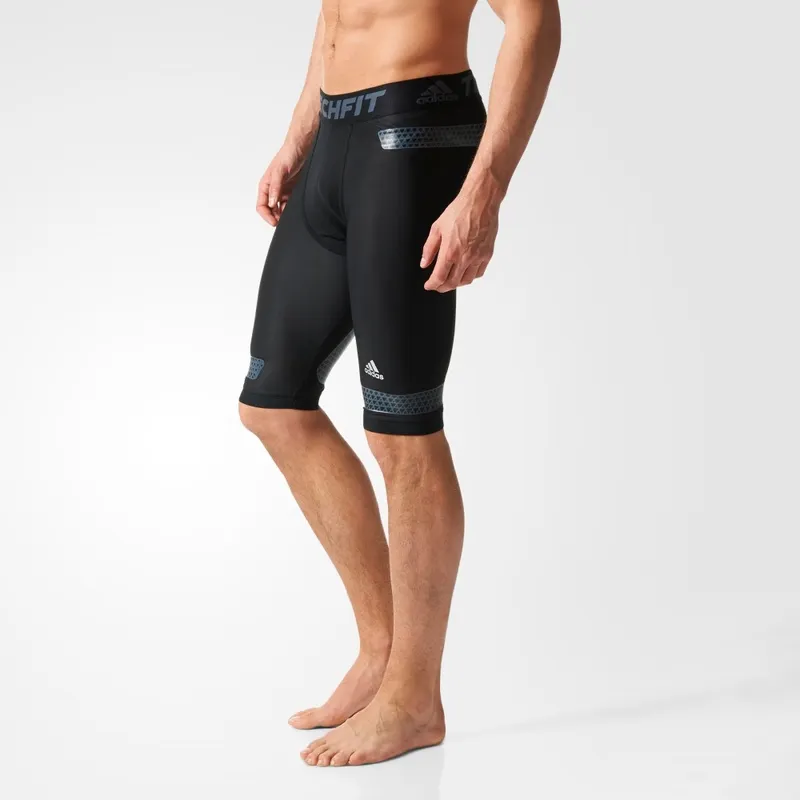 Adidas Techfit Power Sports Shorts Men's Black-4