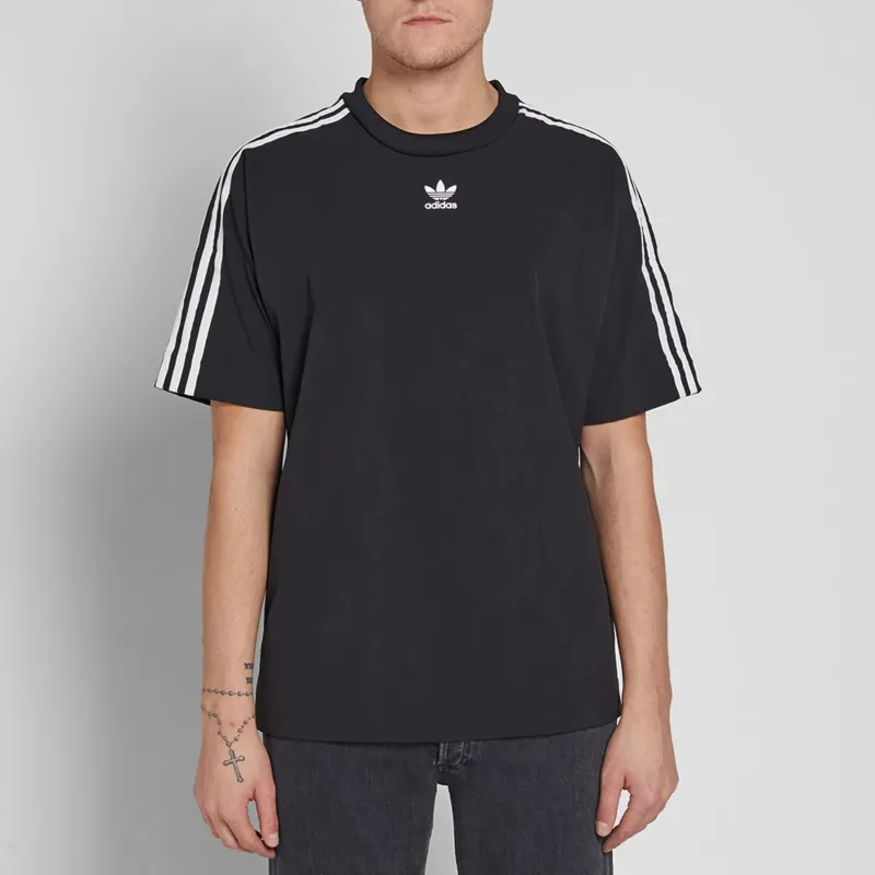 Adidas Originals WARM-UP T-Shirt Men's Black-2