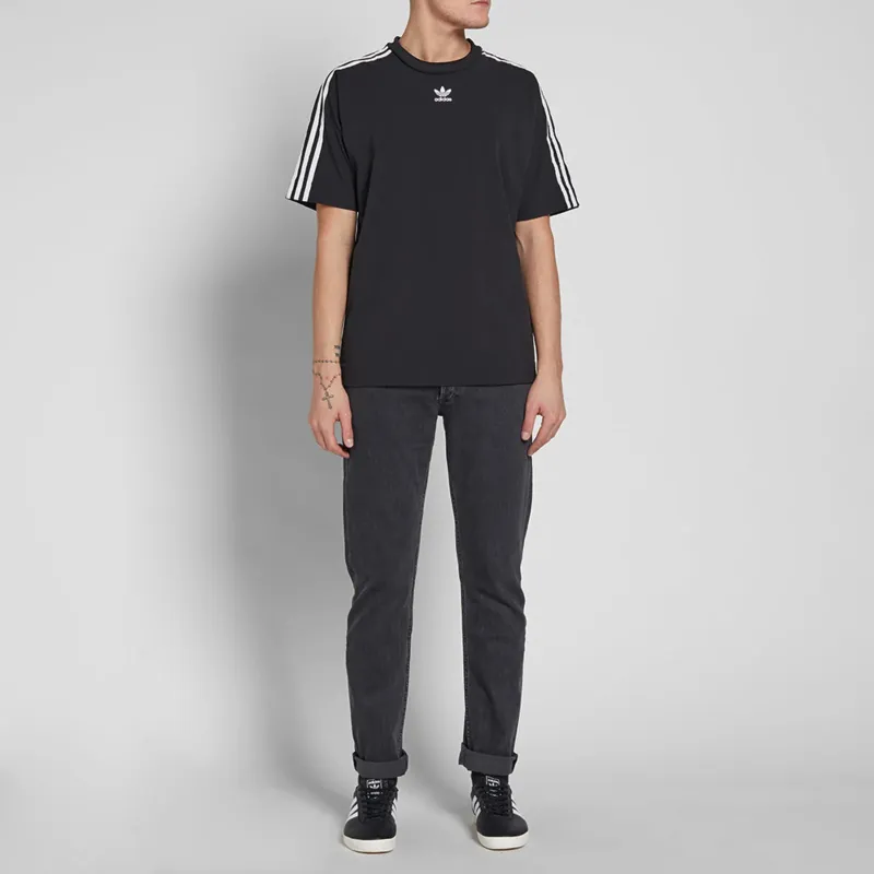Adidas Originals WARM-UP T-Shirt Men's Black-1