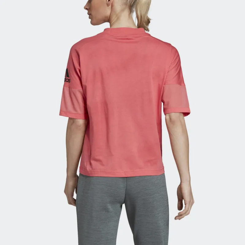 Adidas Z.N.E.Performance T-Shirt Women's Pink-3