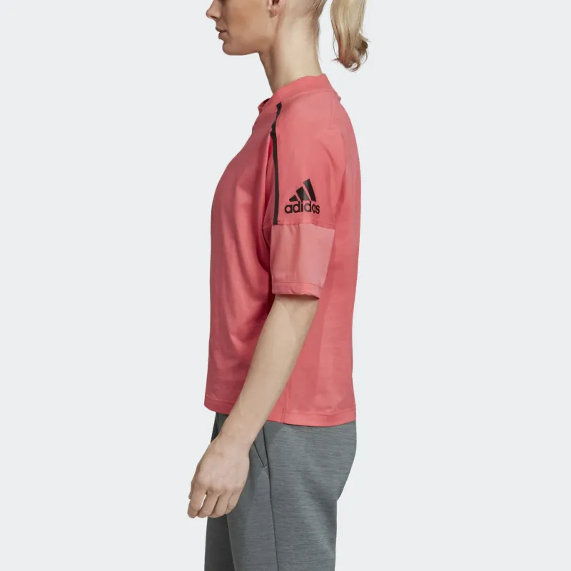 Adidas Z.N.E.Performance T-Shirt Women's Pink-4