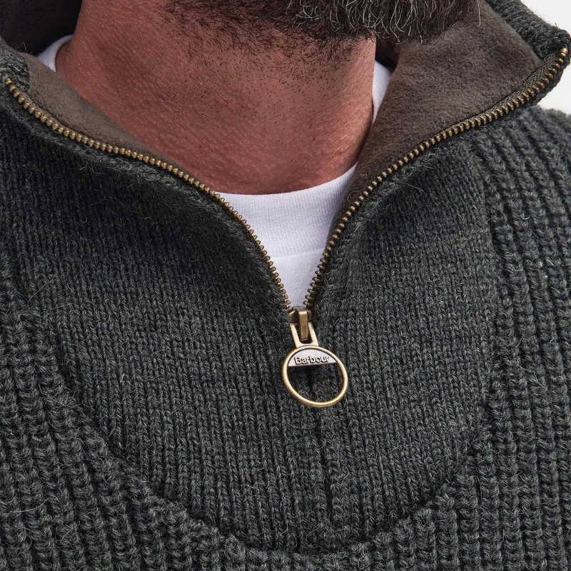 BARBOUR Sweater Men's Olive Green-5