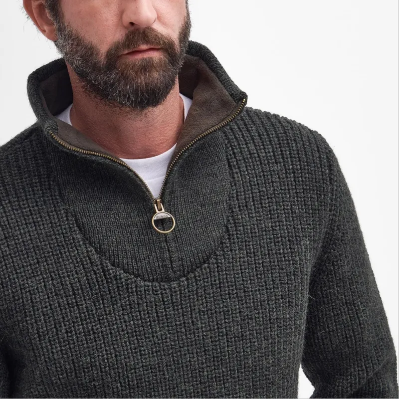 BARBOUR Sweater Men's Olive Green-4