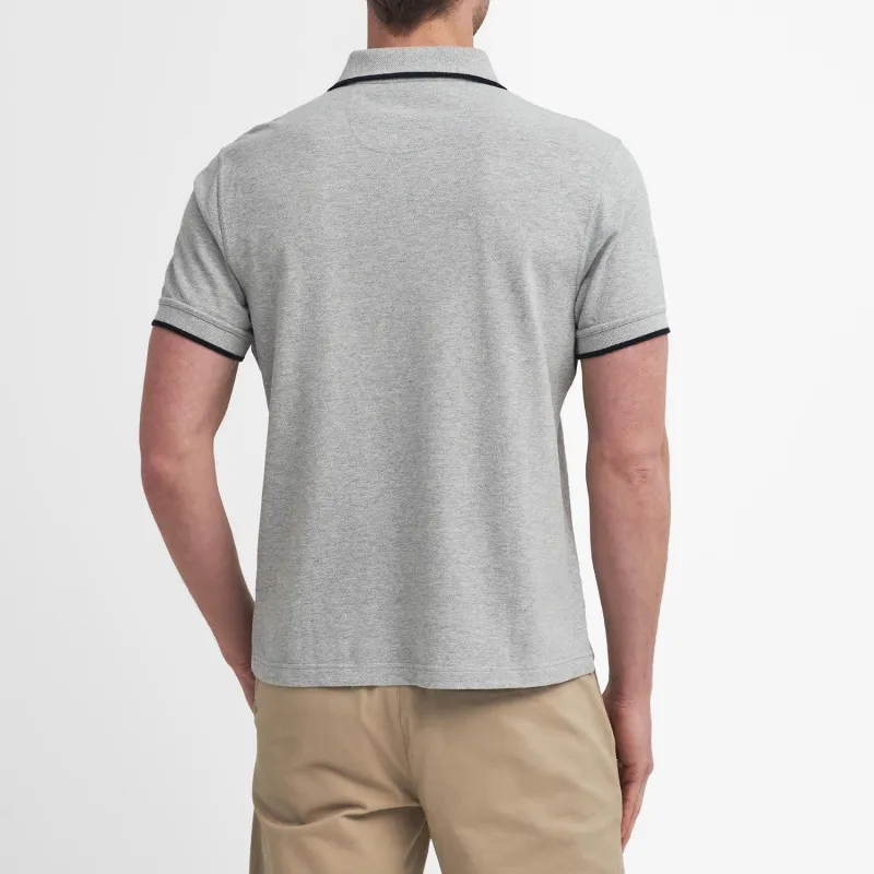 BARBOUR FW24 Polo Shirt Men's Gray-3