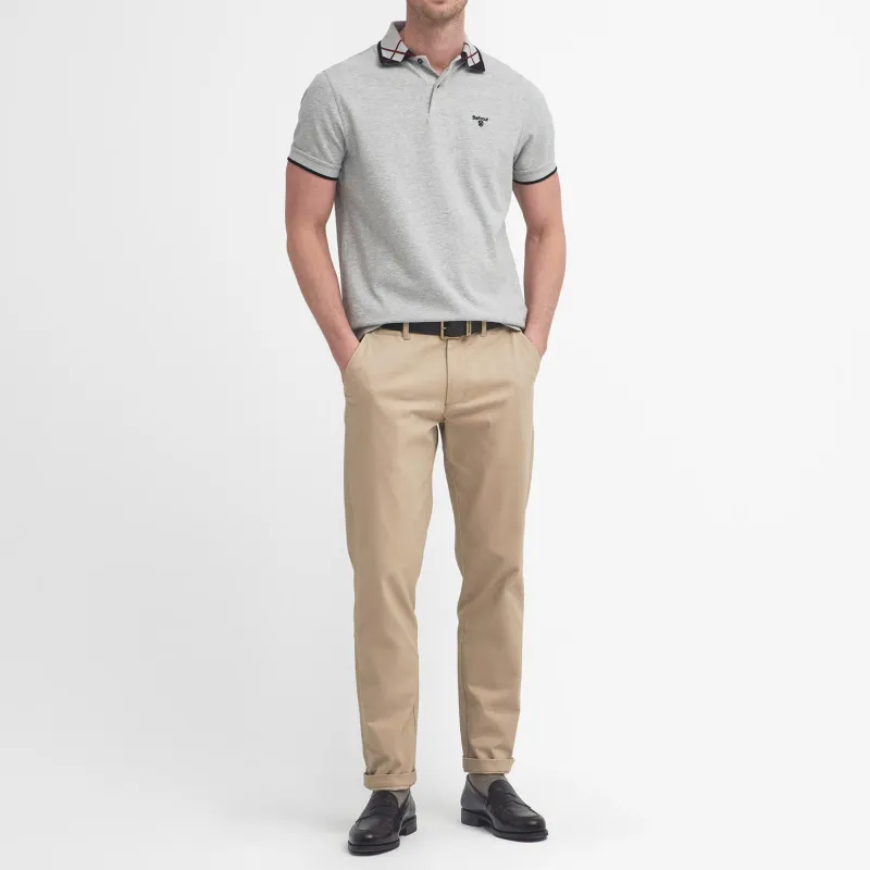 BARBOUR FW24 Polo Shirt Men's Gray-1