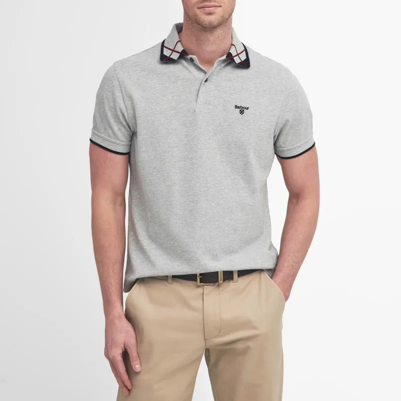 BARBOUR FW24 Polo Shirt Men's Gray-2