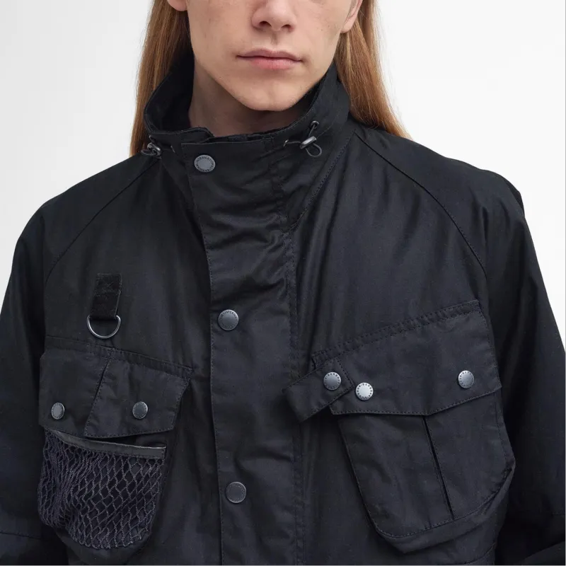 BARBOUR Modified Dryfly Waxed Jacket-5