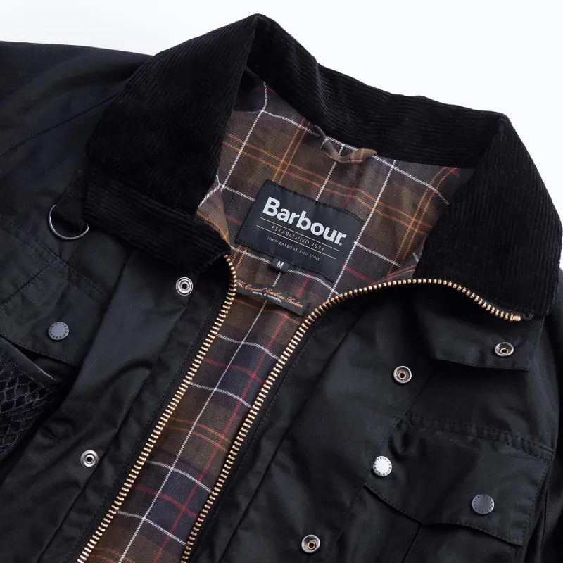 BARBOUR Modified Dryfly Waxed Jacket-8