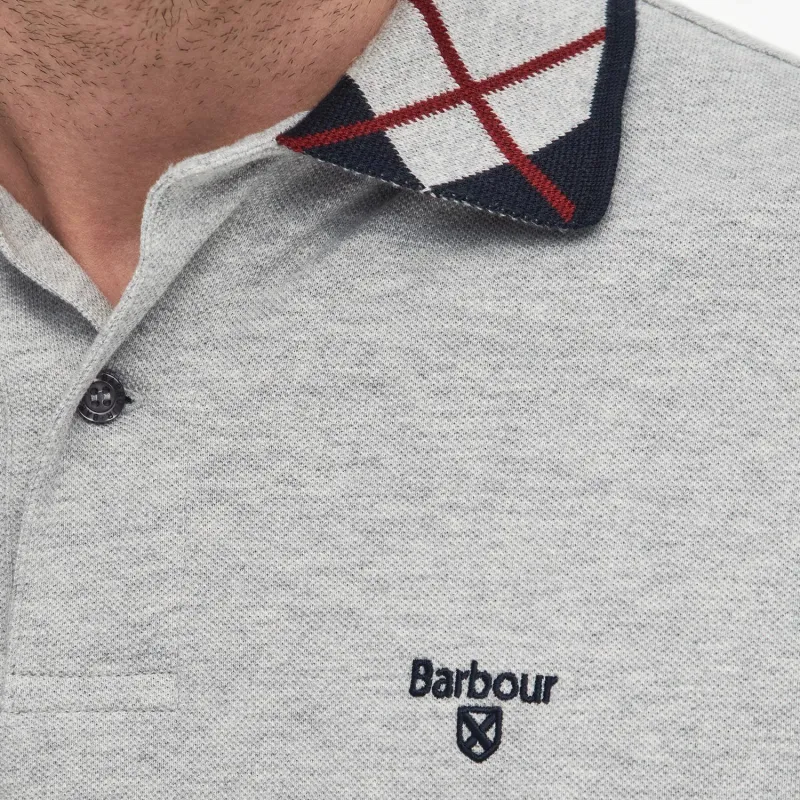 BARBOUR FW24 Polo Shirt Men's Gray-5