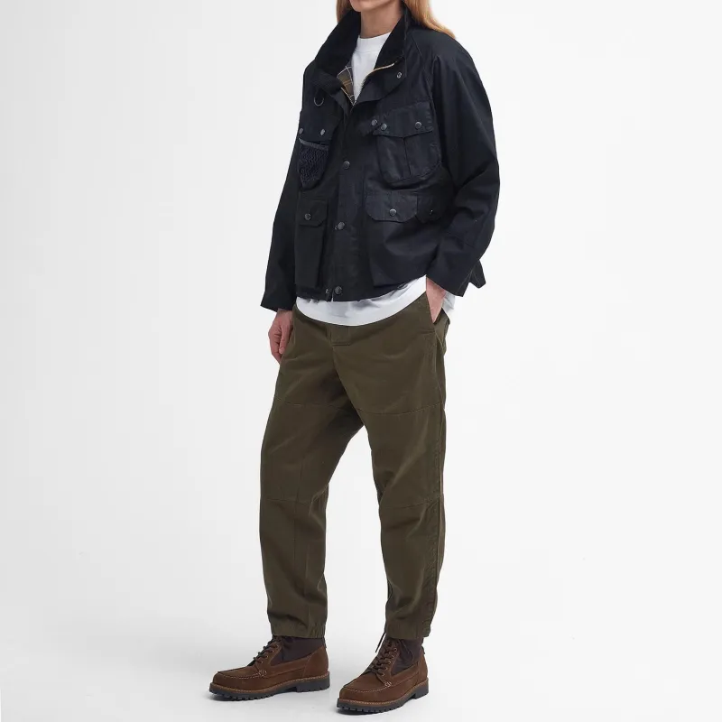 BARBOUR Modified Dryfly Waxed Jacket-3