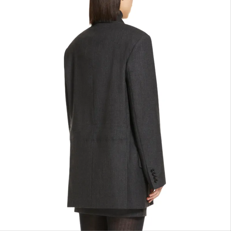 MaxMara Latino Collection Business Suit Coat Women's Dark Gray-3
