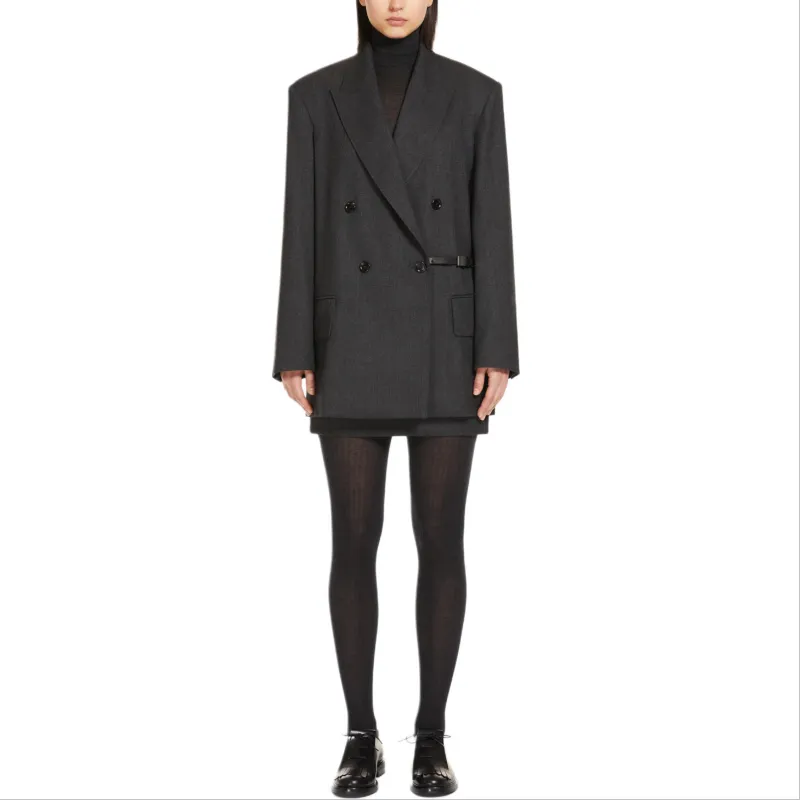 MaxMara Latino Collection Business Suit Coat Women's Dark Gray-1