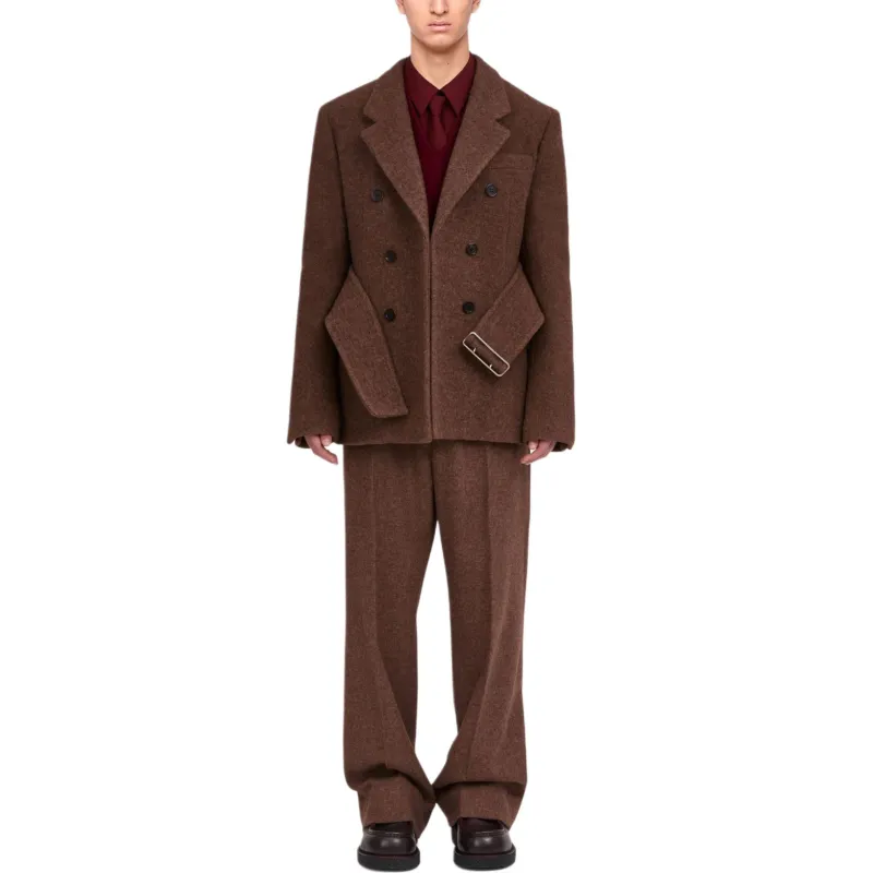 Ferragamo Double Breasted Belted Jacket-1
