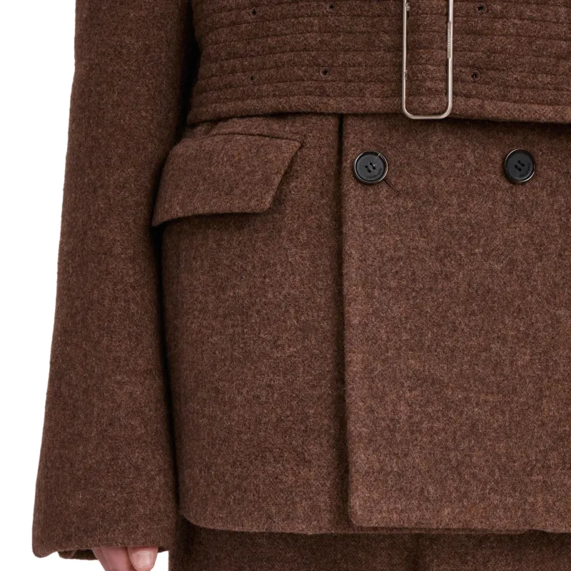 Ferragamo Double Breasted Belted Jacket-4
