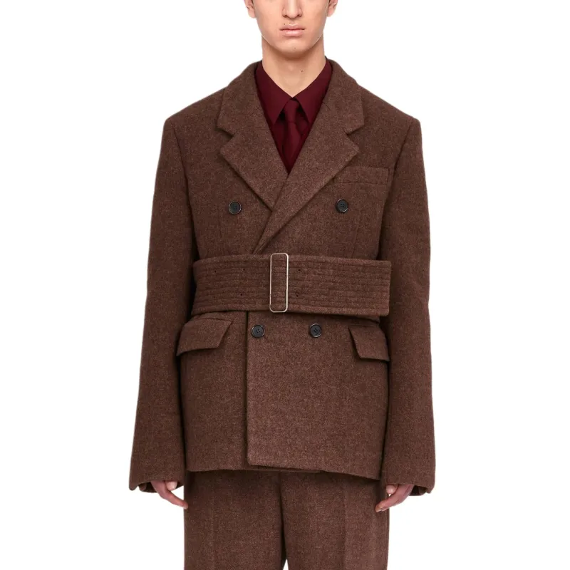 Ferragamo Double Breasted Belted Jacket-2